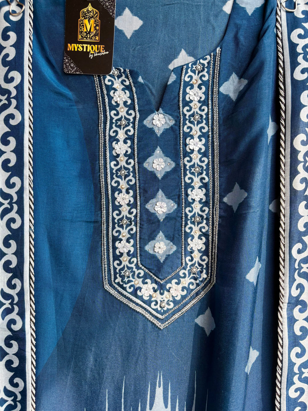 Indigo Muslin Suit