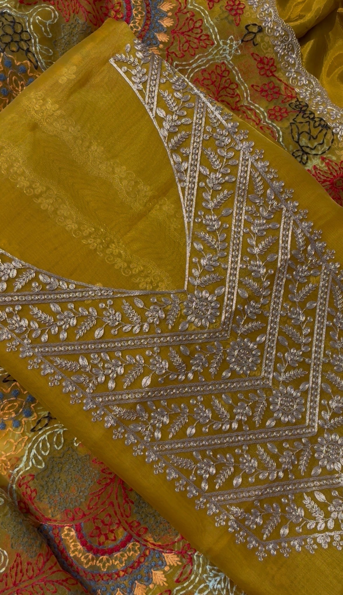 Kashmiri Organza Suit