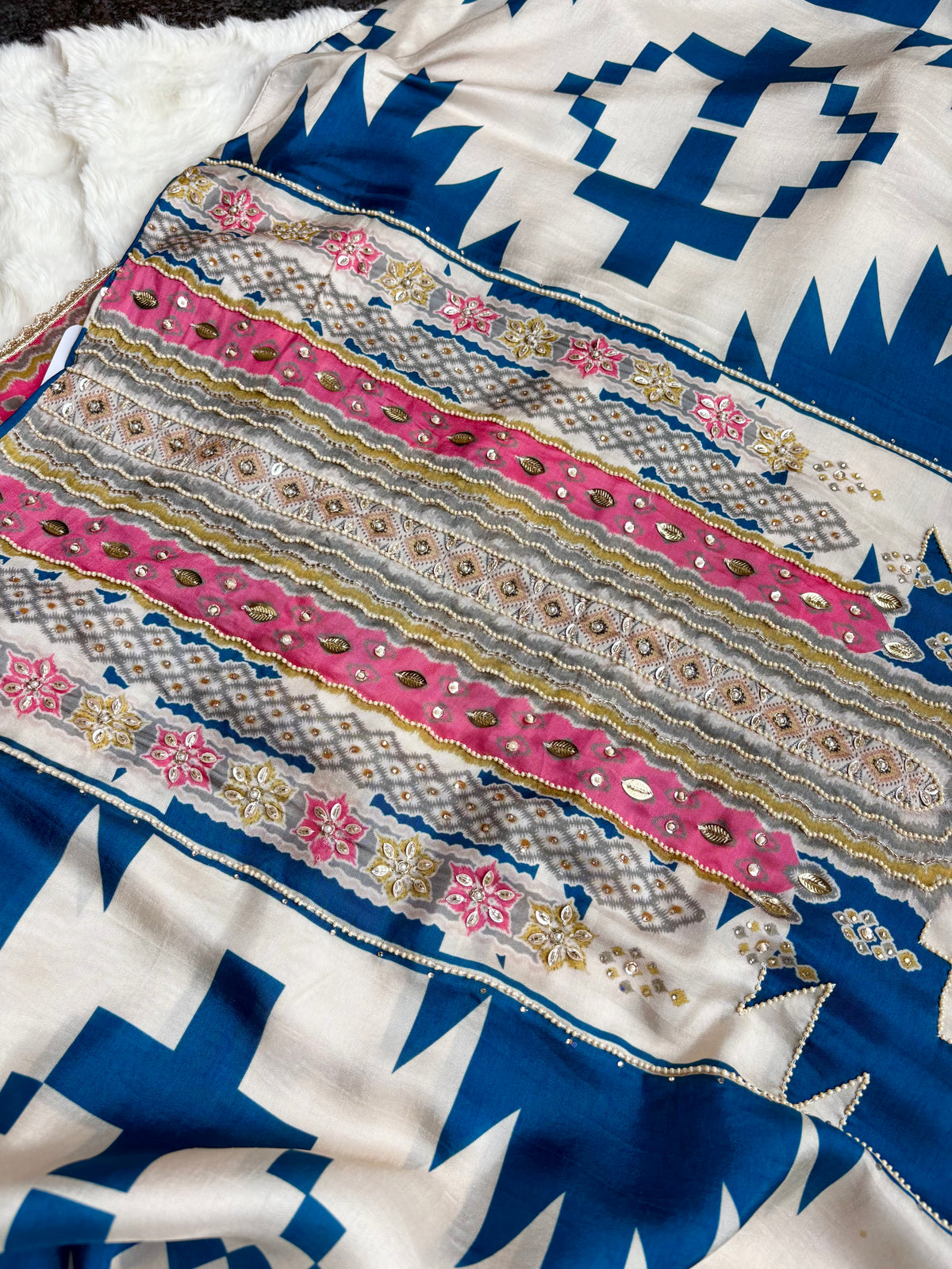 Tarang Vibrant Muslin Suit