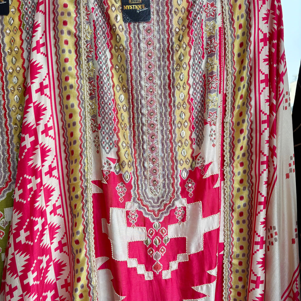 Tarang Vibrant Muslin Suit