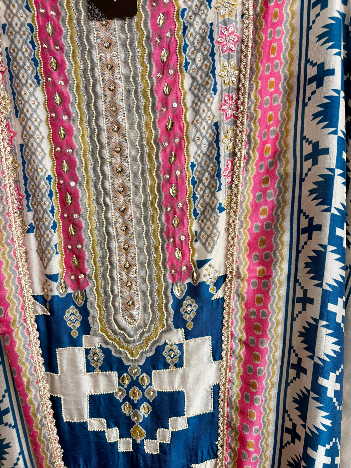 Tarang Vibrant Muslin Suit