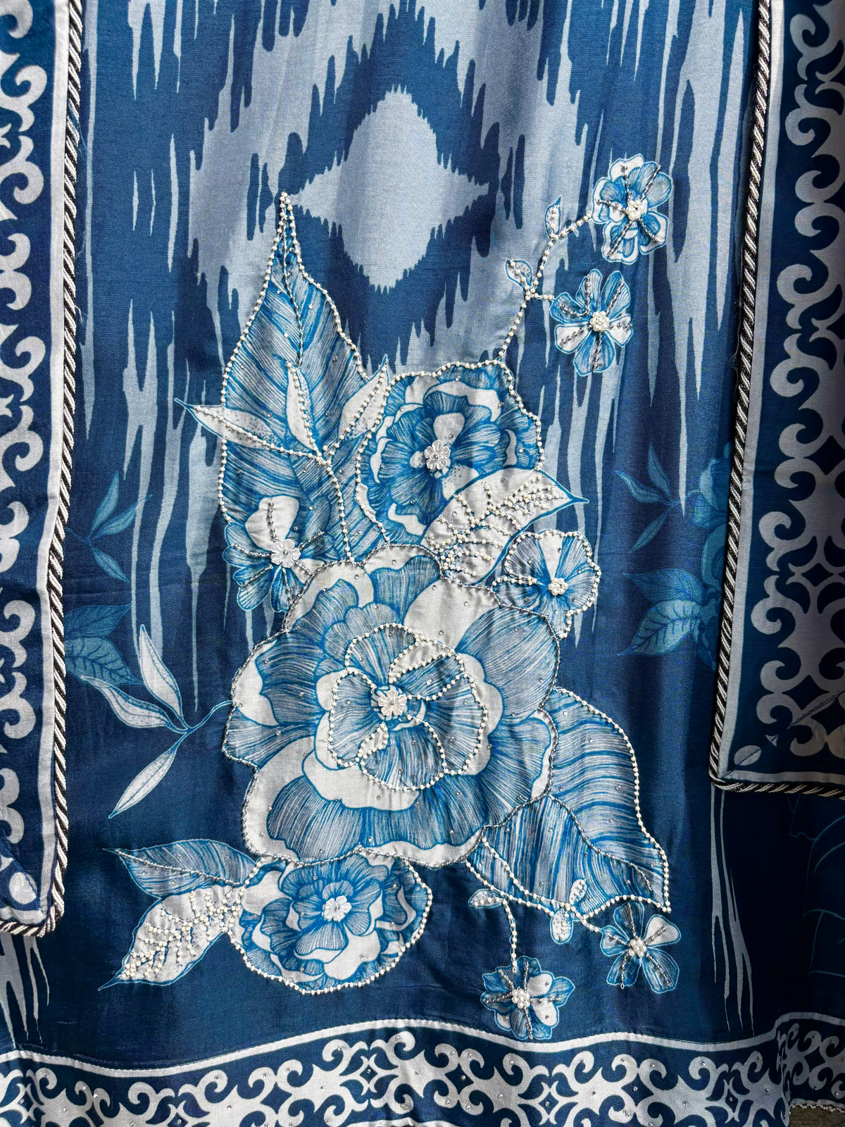 Indigo Muslin Suit