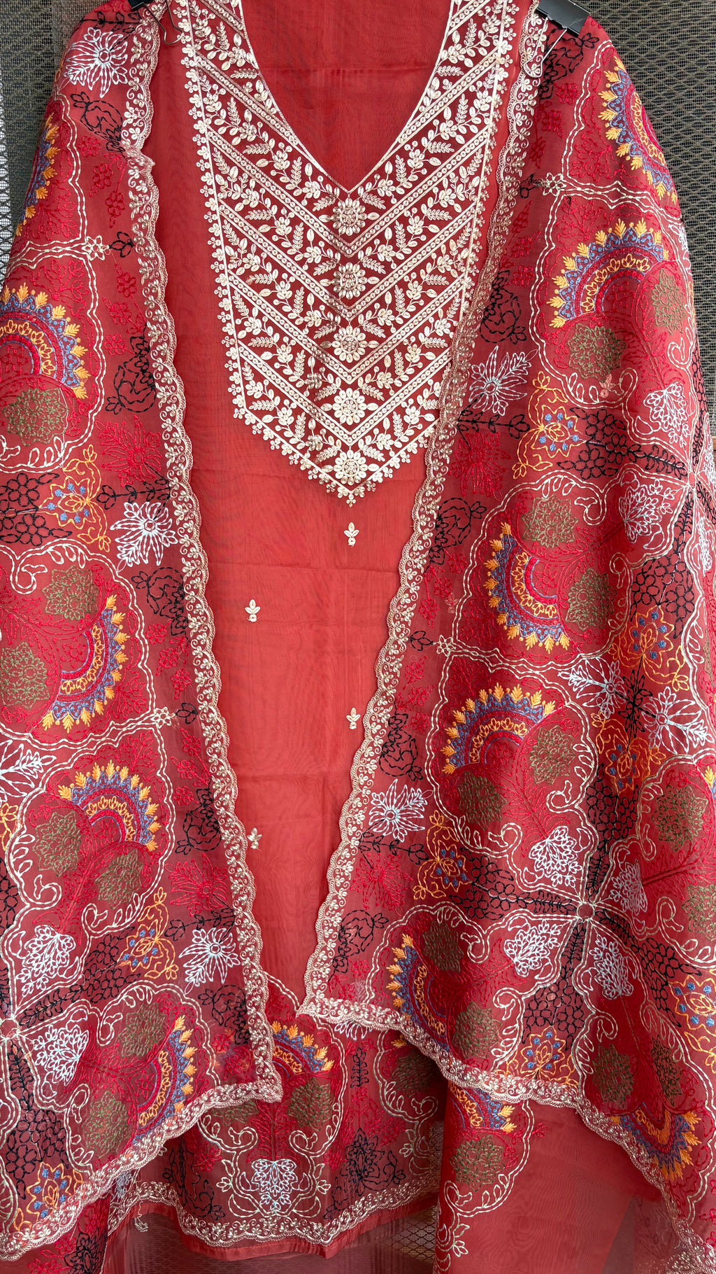 Kashmiri Organza Suit