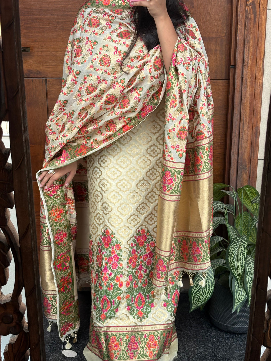Shaahi Chanderi Suit