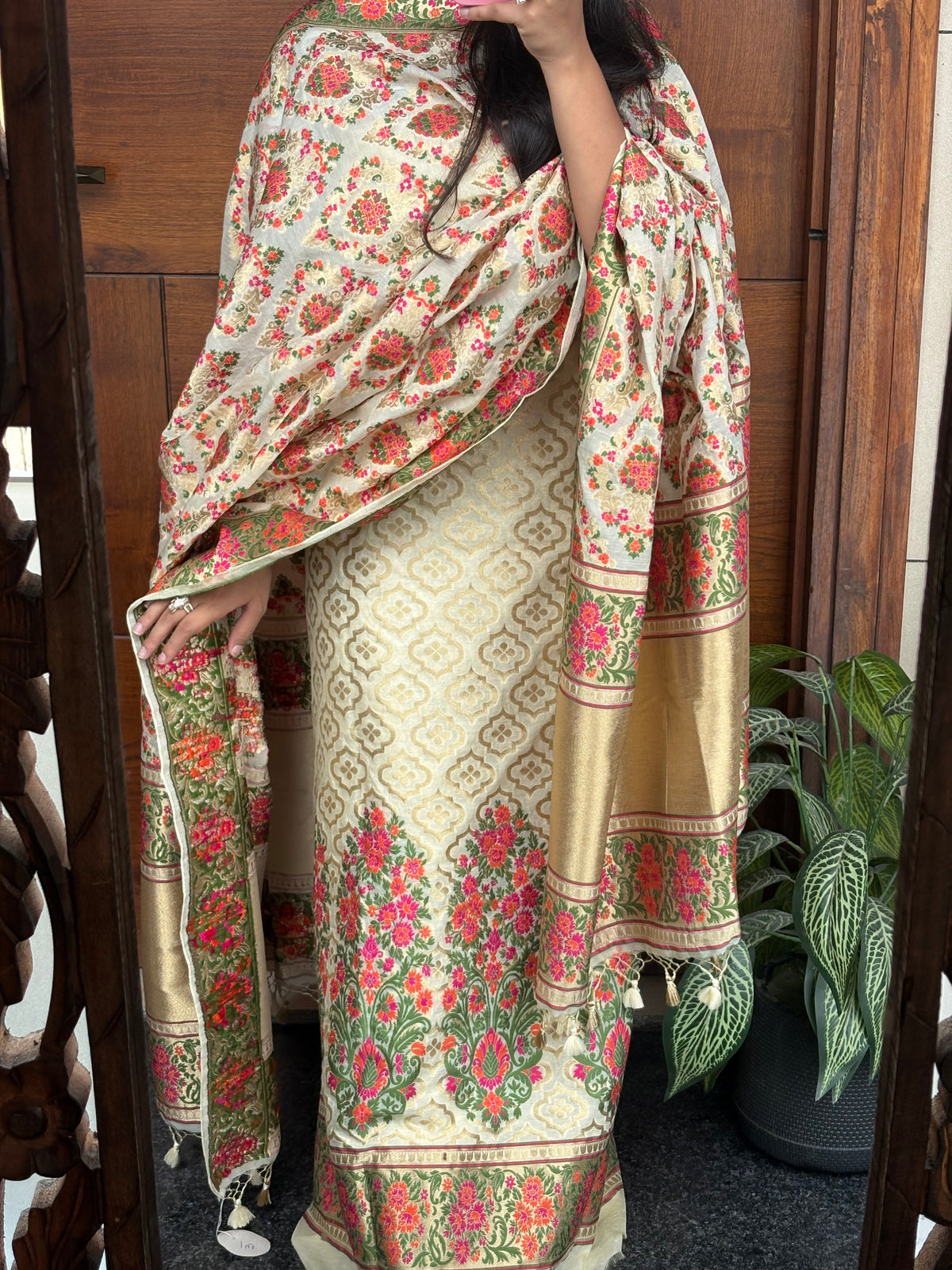 Shaahi Chanderi Suit
