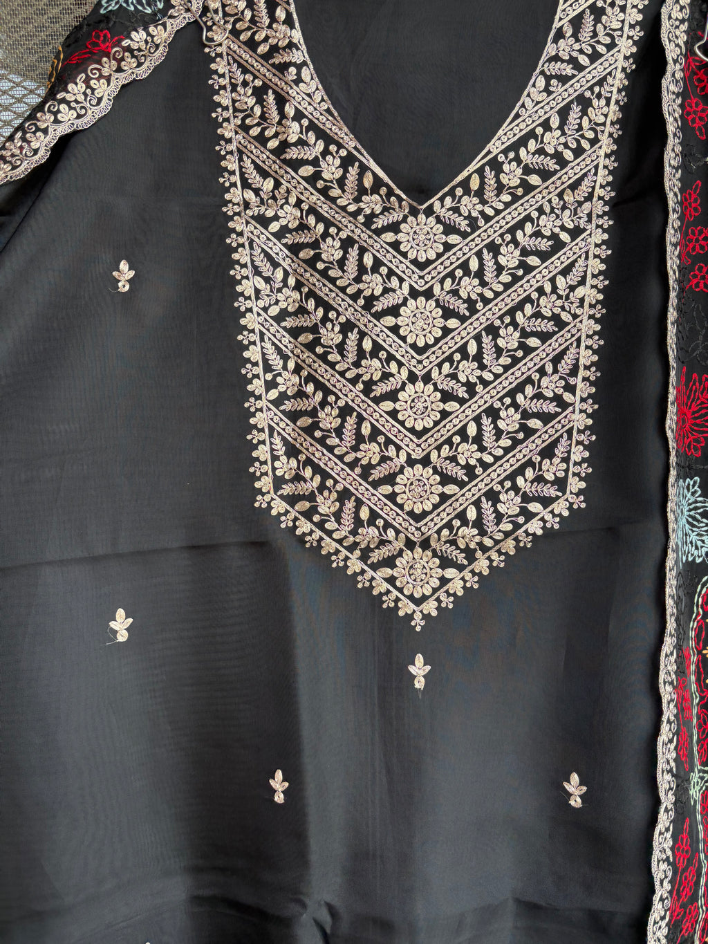 Kashmiri Organza Suit
