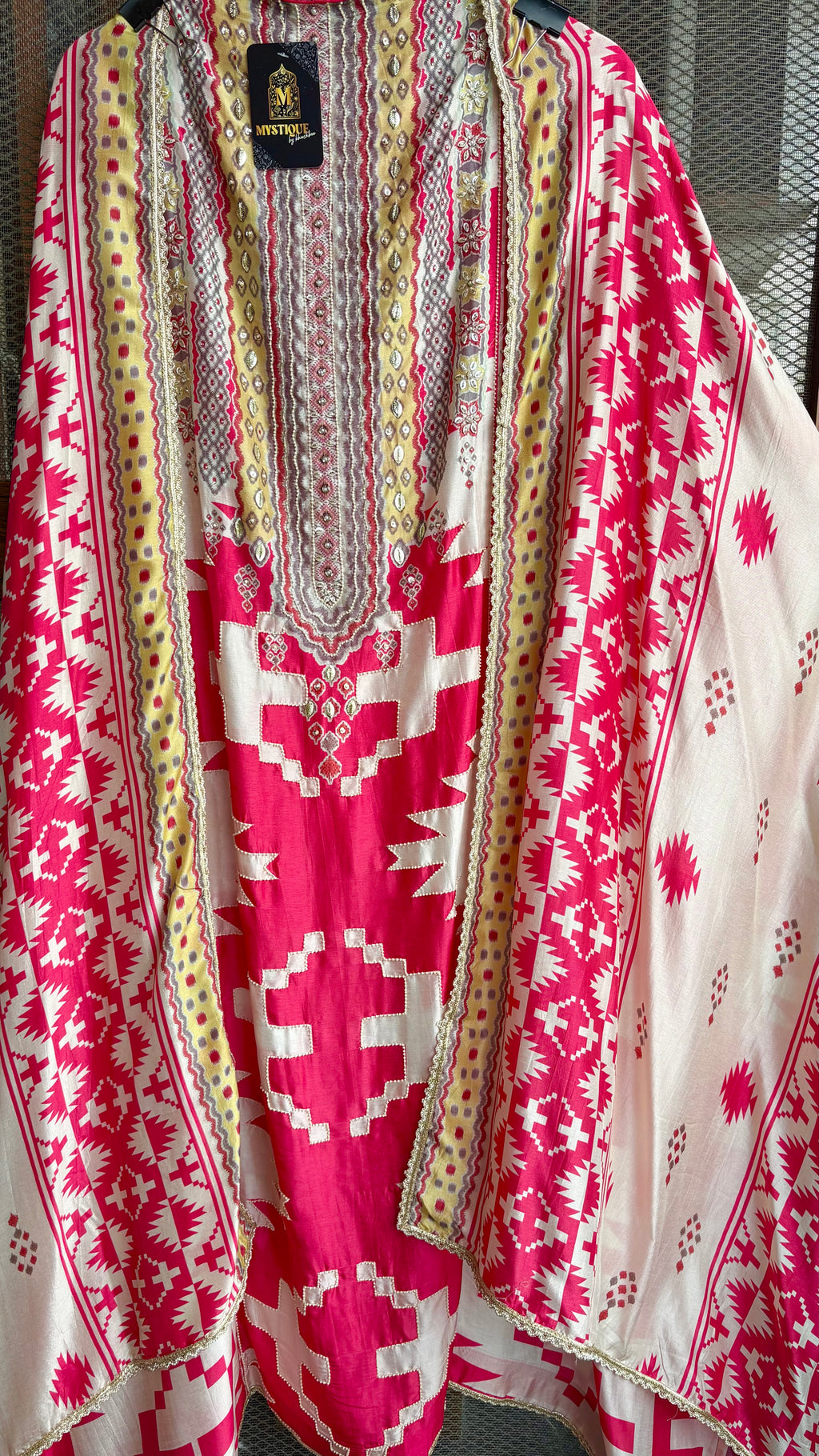 Tarang Vibrant Muslin Suit
