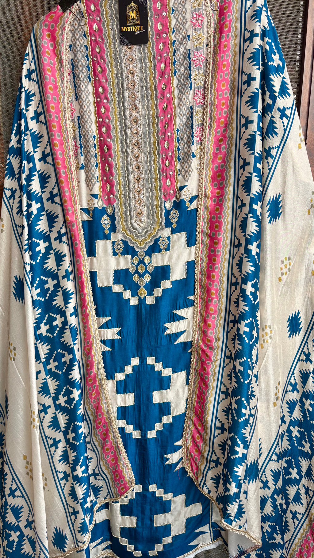 Tarang Vibrant Muslin Suit