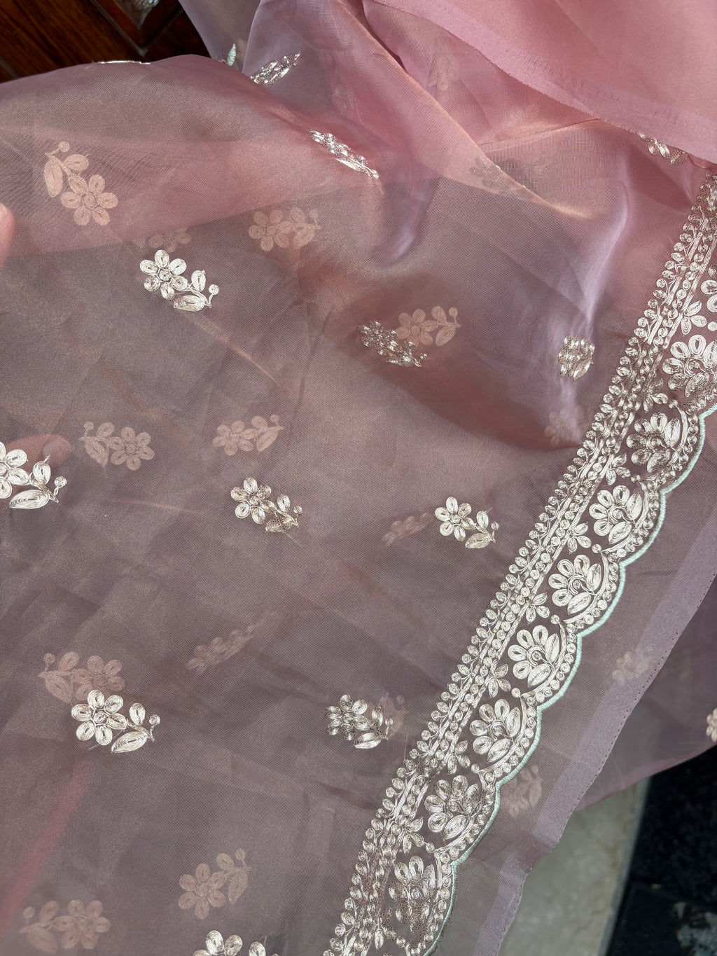 Ehsaas Organza Embroidery Suit