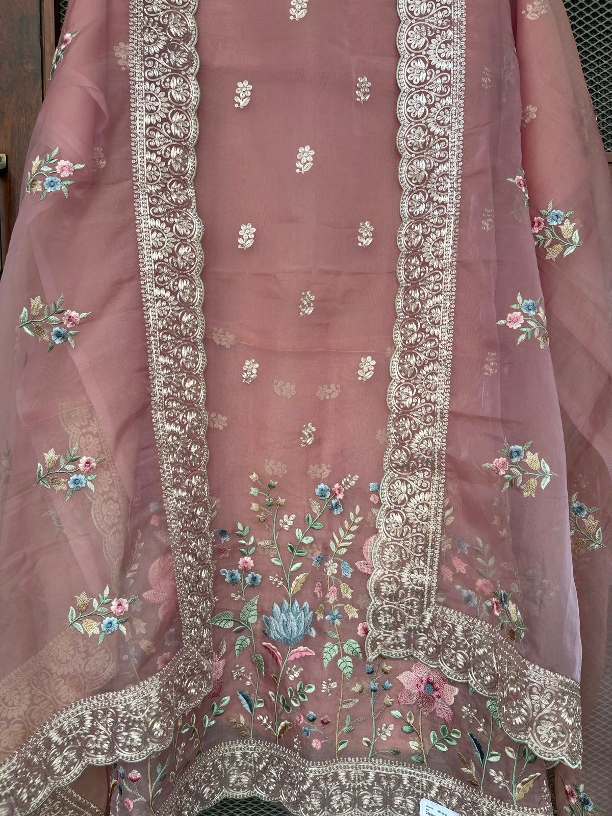 Ehsaas Organza Embroidery Suit