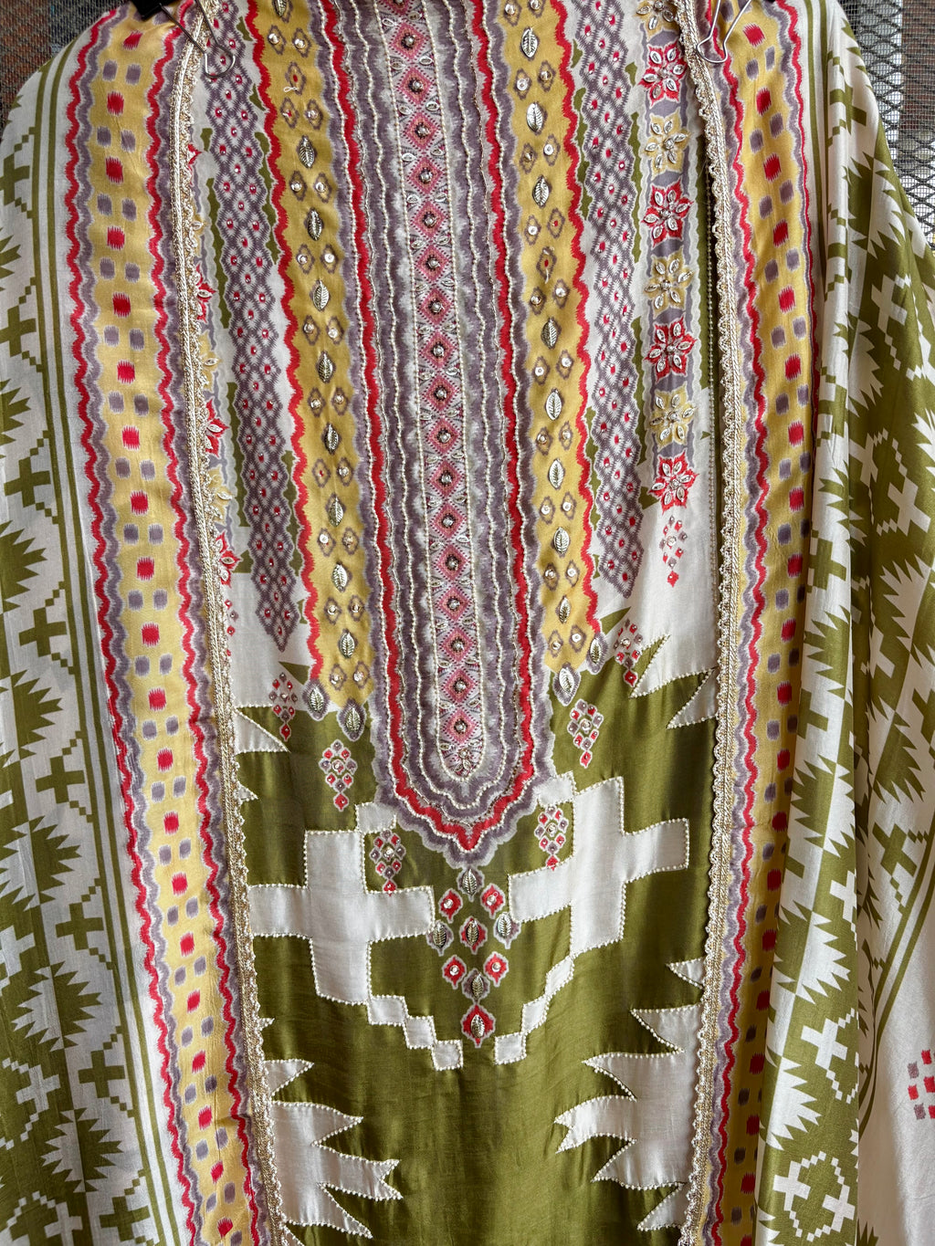 Tarang Vibrant Muslin Suit